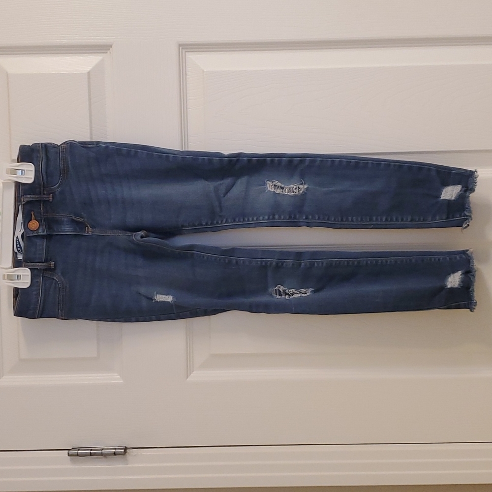 Distressed Ballerina Jeggings